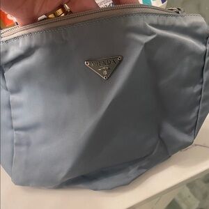 Prada Sky Blue Cosmetic Bag